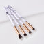 4pcs / Set Eye Brush Marble Texture