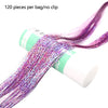 120Pcs False Hair Tinsel