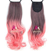 60cm Synthetic Long Curly Ponytails